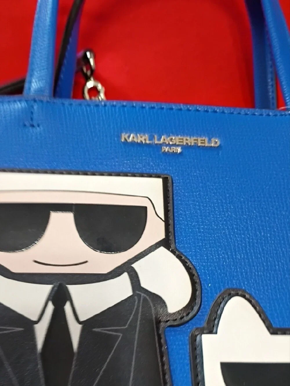 Karl Lagerfeld Black Logo-Accented Interior Tote - Picture 16 of 16